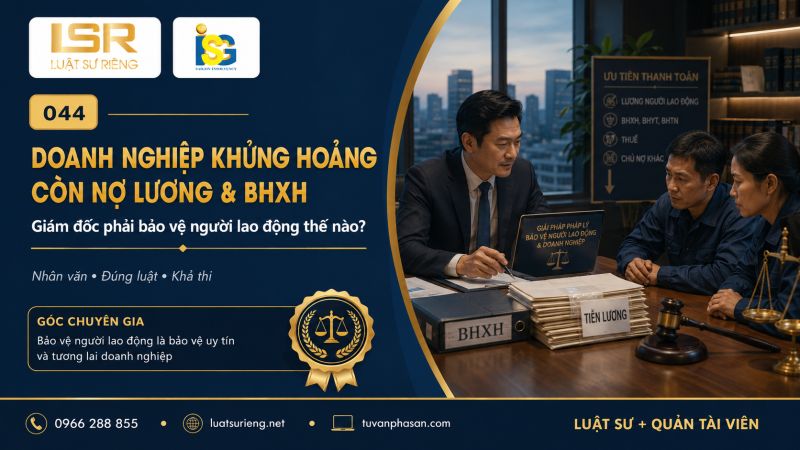 Doanh nghiệp còn nợ lương và BHXH
