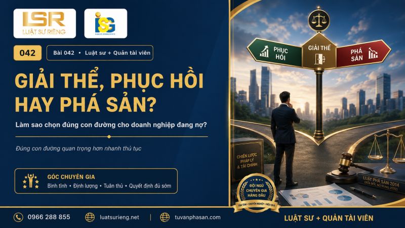 Giải thể, phục hồi hay phá sản