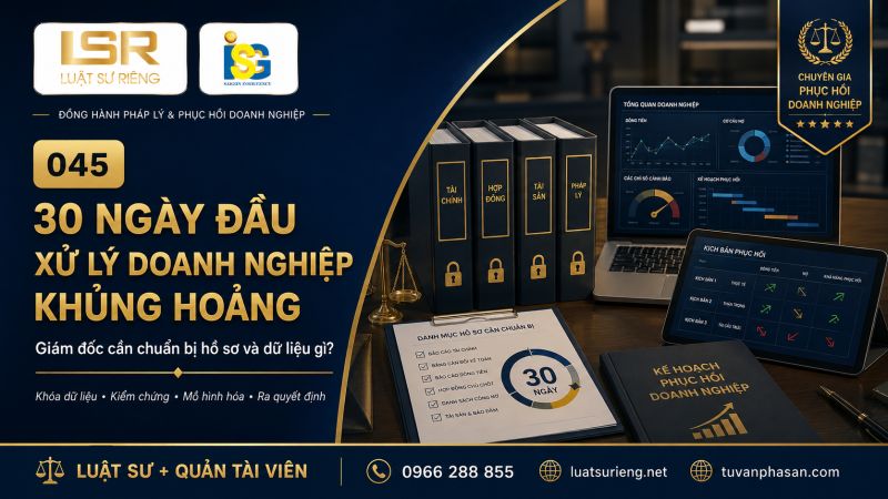 30 ngày đầu xử lý doanh nghiệp khủng hoảng